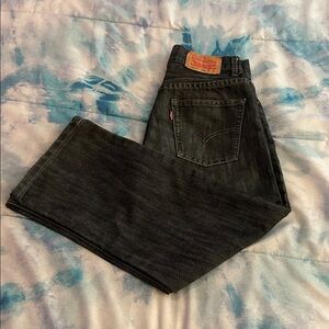 Levi's Charcoal Denim Pants